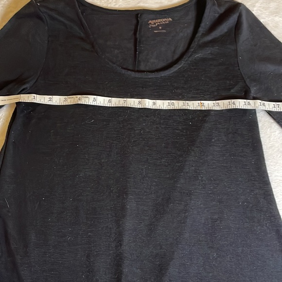 Arizona Jean Co. Black Long Sleeve with Lace Detail size M - Picture 6 of 9